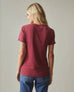 Women's Premium Slub Crew Tee - Tibetan Red